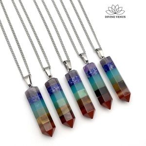 7 Chakra Pendulum Necklace